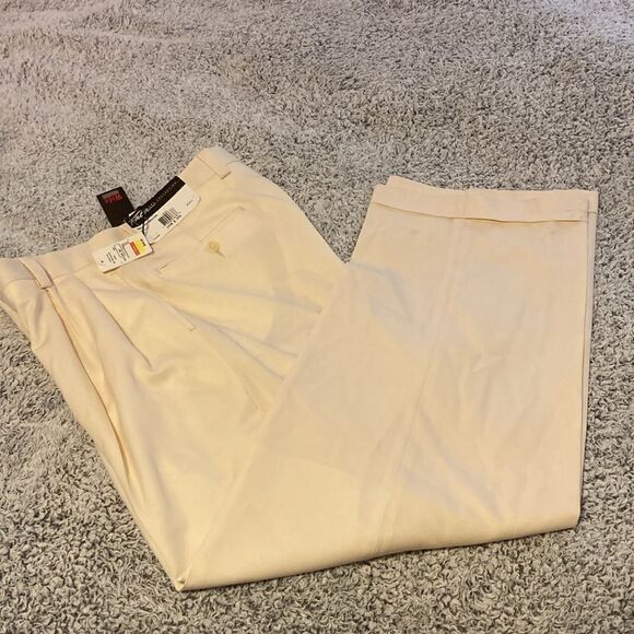 NWT FUBU 34W x 30L Vintage Wide Leg Pleated and Cuffed Unisex Pants - Picture 3 of 10